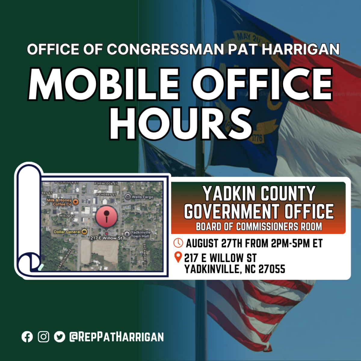 Yadkinville Mobile Office Hours