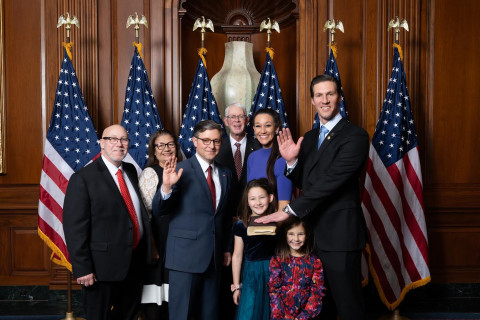 Congressman Harrigan with his family