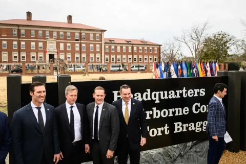 Fort Bragg Ceremony